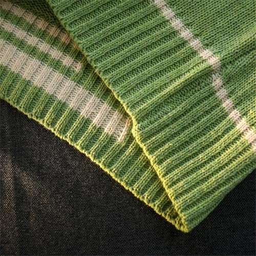 Men Sweater Vest Patchwork Sleeveless Knitted Tops Couple Preppy V-Neck Loose Jumper Vests4