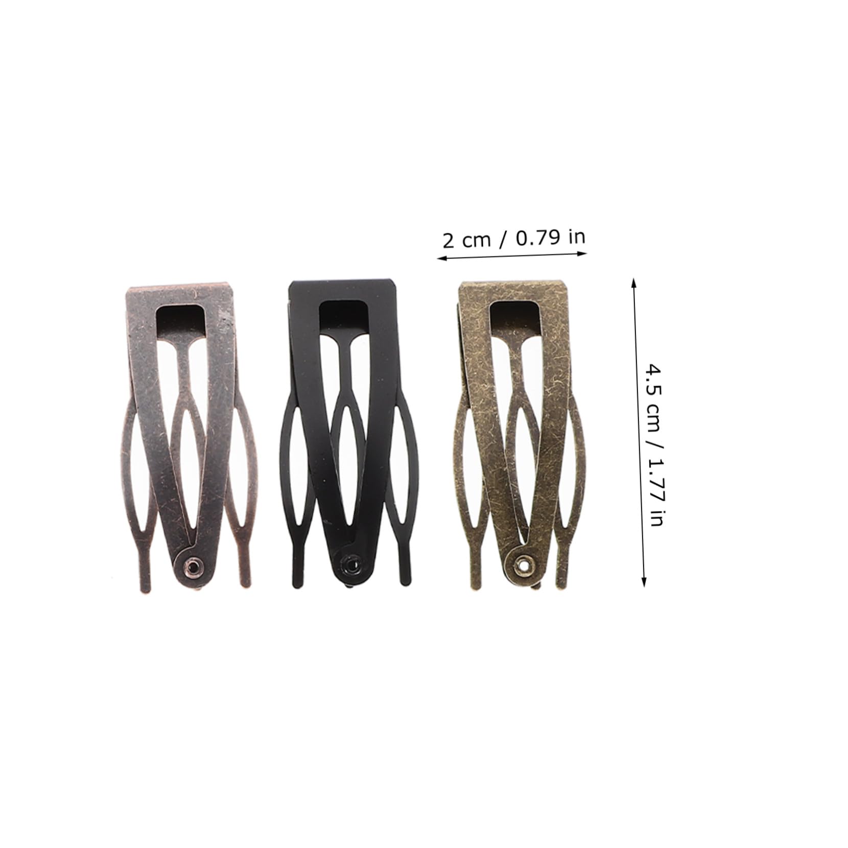 Homoyoyo 40stücke Teiliges Metall Snap Haarspangen Langlebige Haarklammern Für Mädchen Und Frauen Stabiler Halt Ohne Haarschaden Vielseitiges Haarschmuck-accessoire Für Partys Und Alltag