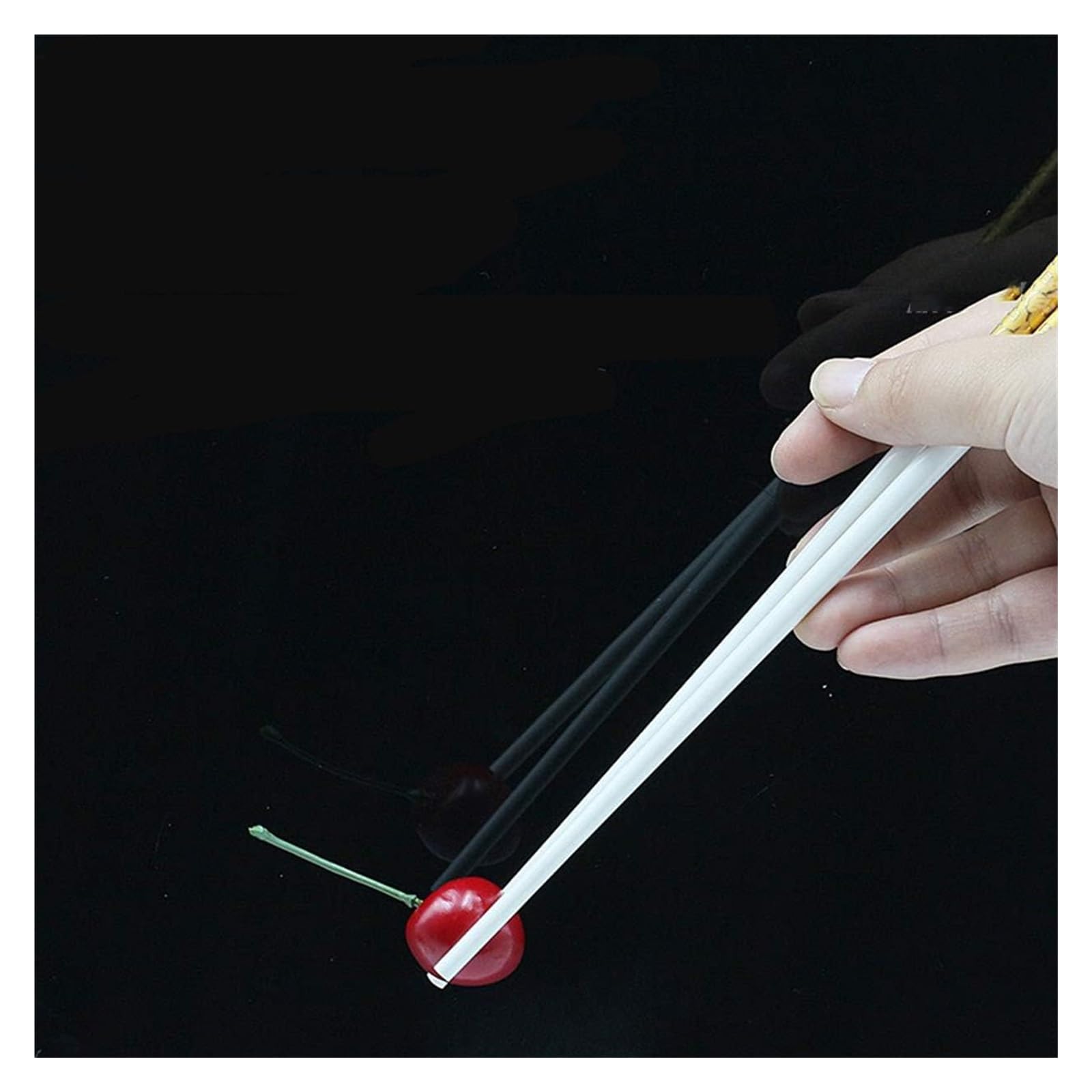 Baguettes réutilisables, for sushis ou autres aliments de cuisine japonais, chinois et coréens, faciles à nettoyer, coffret cadeau en bois haut de gamme de 10 paires(E)