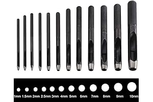 Aulufft Portable Hole Punch Tool BL-TL14: Empowering Leathercraft with Precision