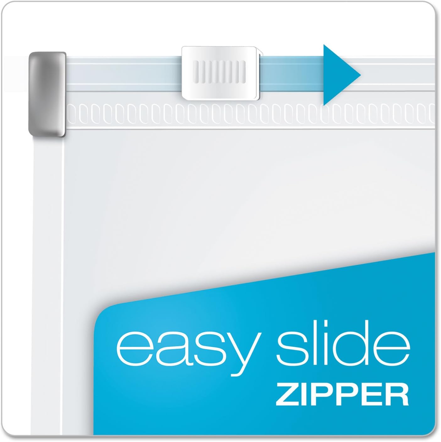 Zippered Binder Pockets, 14x1x11, Clear, 3 Pockets/Pack
