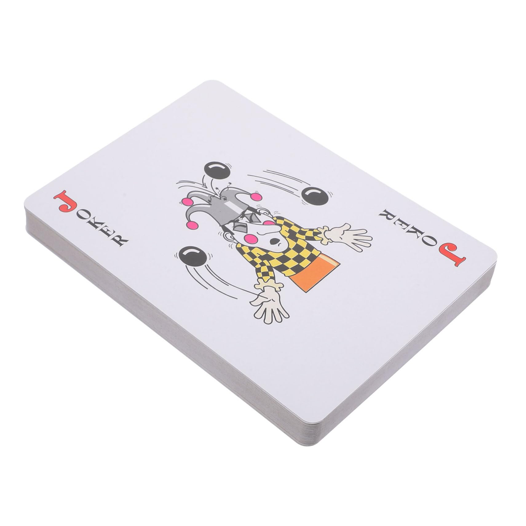Toyvian Carte da Gioco Giganti Bianco in Carta Patinata per Adulti | Grandi Caratteri, Fine Lavorazione, Sicure e Affidabili, per Poker e Viaggio