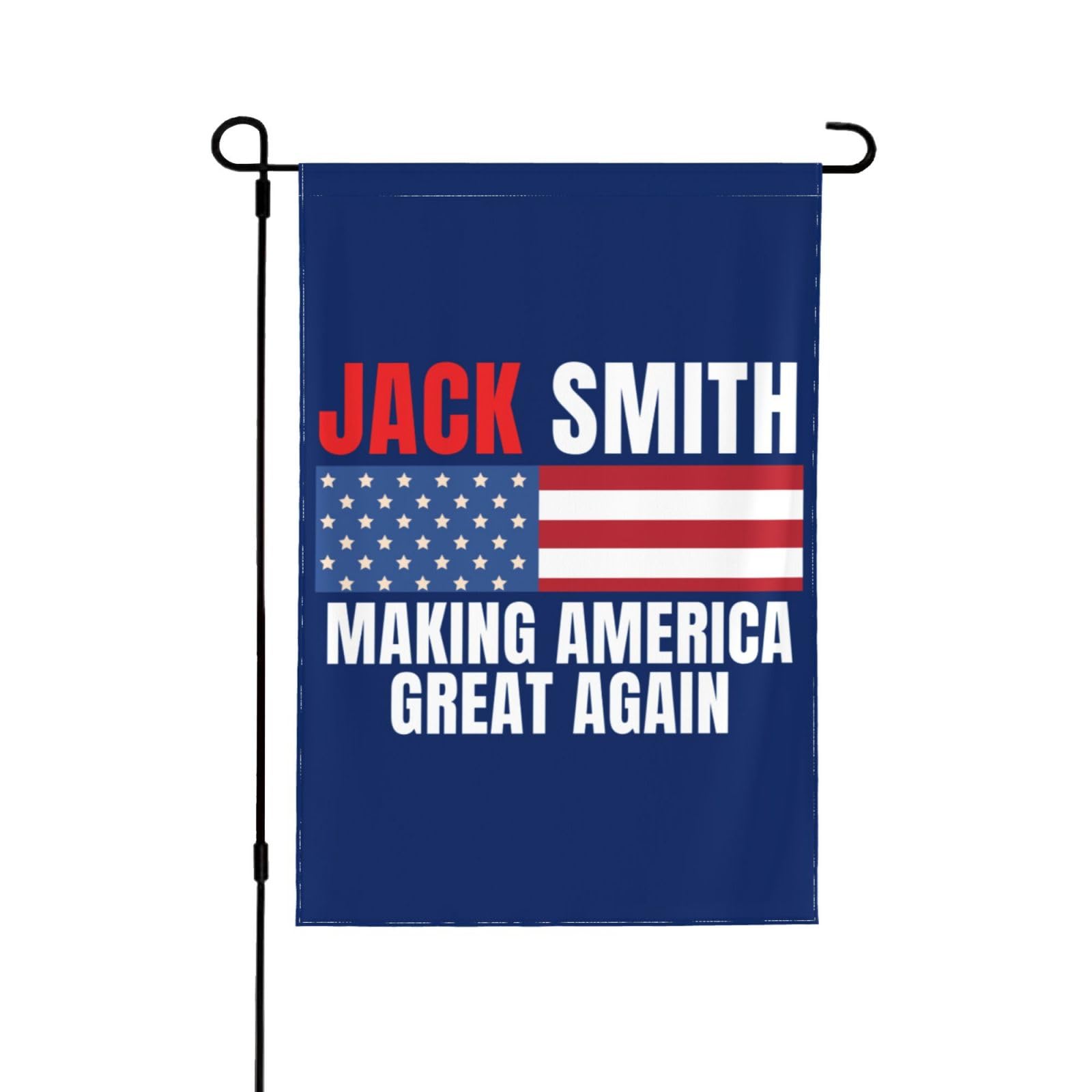 12x18 Jack-Smith Making America Great Again Garden Flag Double Sided Funny Let'S Go Jack-Smith Yard Flag Fuck Anti Trump For Prison 2024 House Flag Outdoor Flag No Flagstand