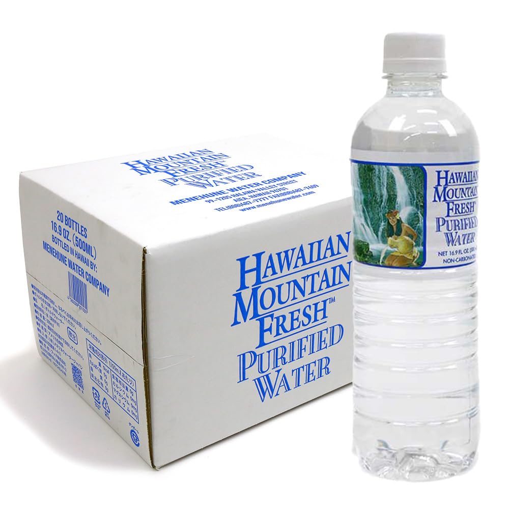Amazon.co.jp: 【ハワイ直輸入】HAWAIIAN MOUNTAIN FRESH 天然水 500ml
