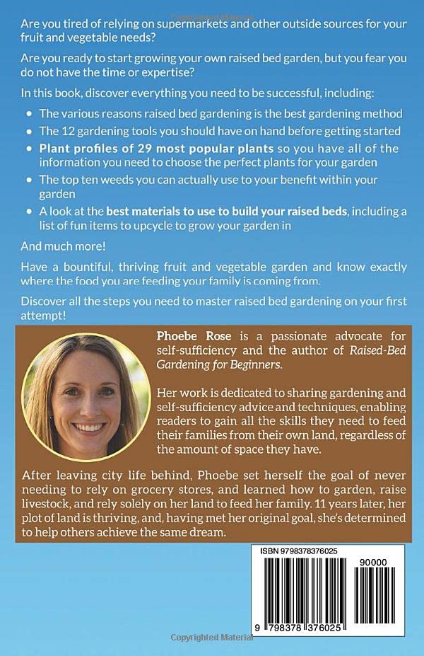 Miniatura 2 de Raised-Bed Gardening for Beginners 7 Simple Steps to Build a Healthy, Sustainable Vegetable Garden Producing Organic Food Year-Round