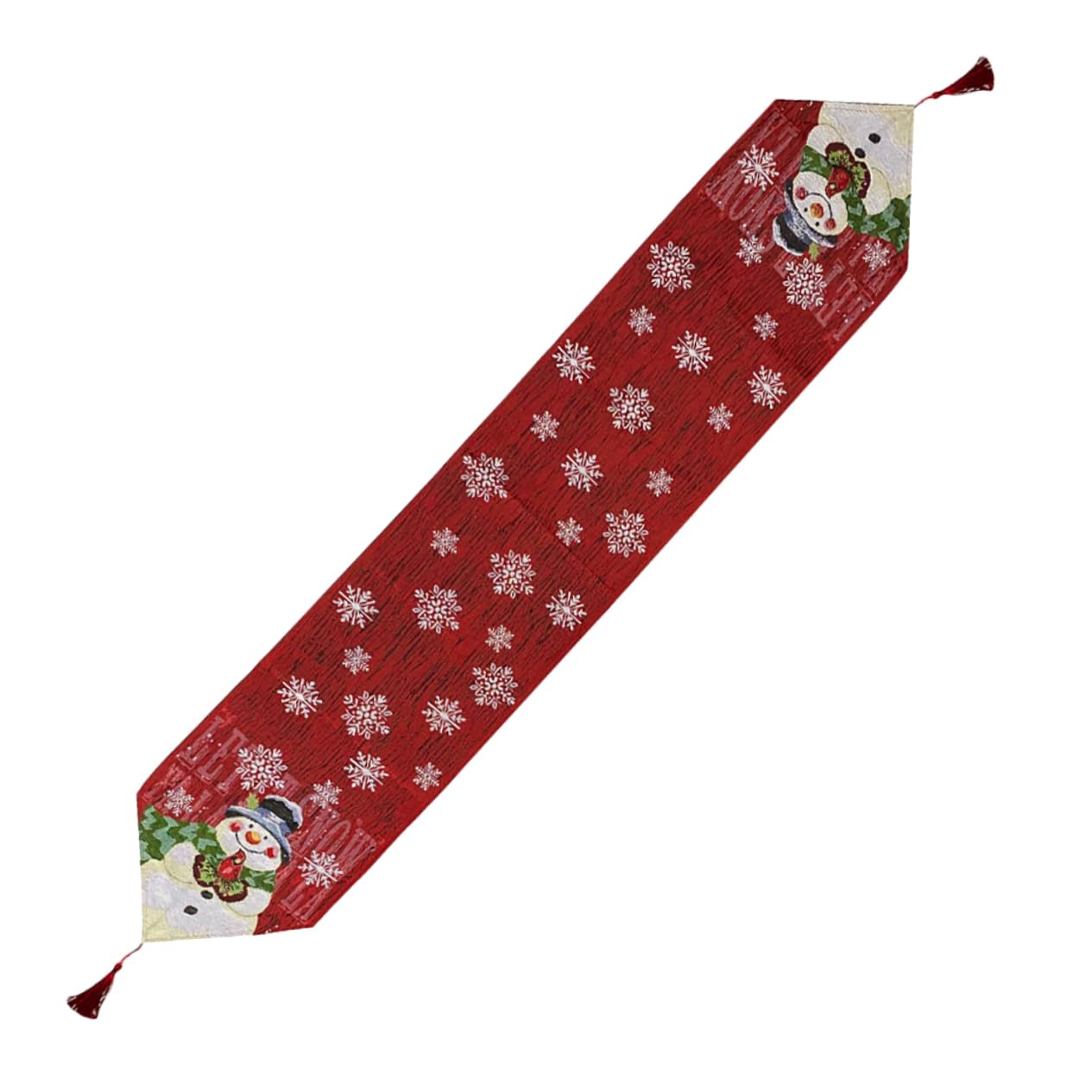 Amosfun 2 Pz Runner da tavola natalizio corridore da tavola invernale runner da tavola in lino di cotone tovaglie natalizie eleganti tovaglia natalizia tovaglia per feste natalizie