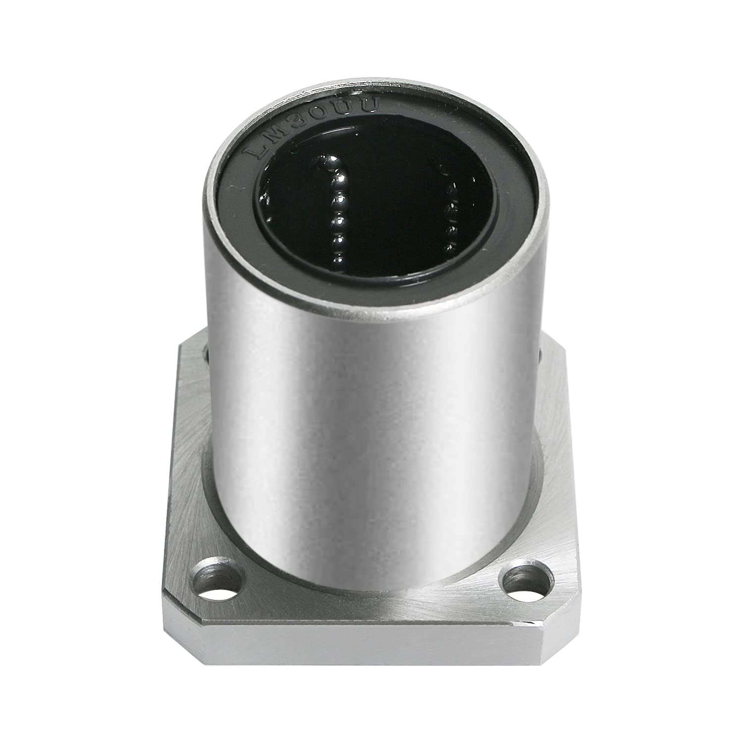 LMK40UU Square Flange Linear Motion Ball Bearing, ID 40mm, OD 60mm Linear Ball Bearings Sae52100 Carbon Steel, 6 Rows of Steel Balls, Great for CNC, 3D Printer, Linear Rail Guide — Amazon image 11