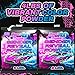 Blackout Gender Reveal Burnout Kit 2 x 2lb Powder + 40 Stickers & 2 Ribbons - Suitable for Cars, Trucks & Motorcycles (4lbs of BLUE Powder)