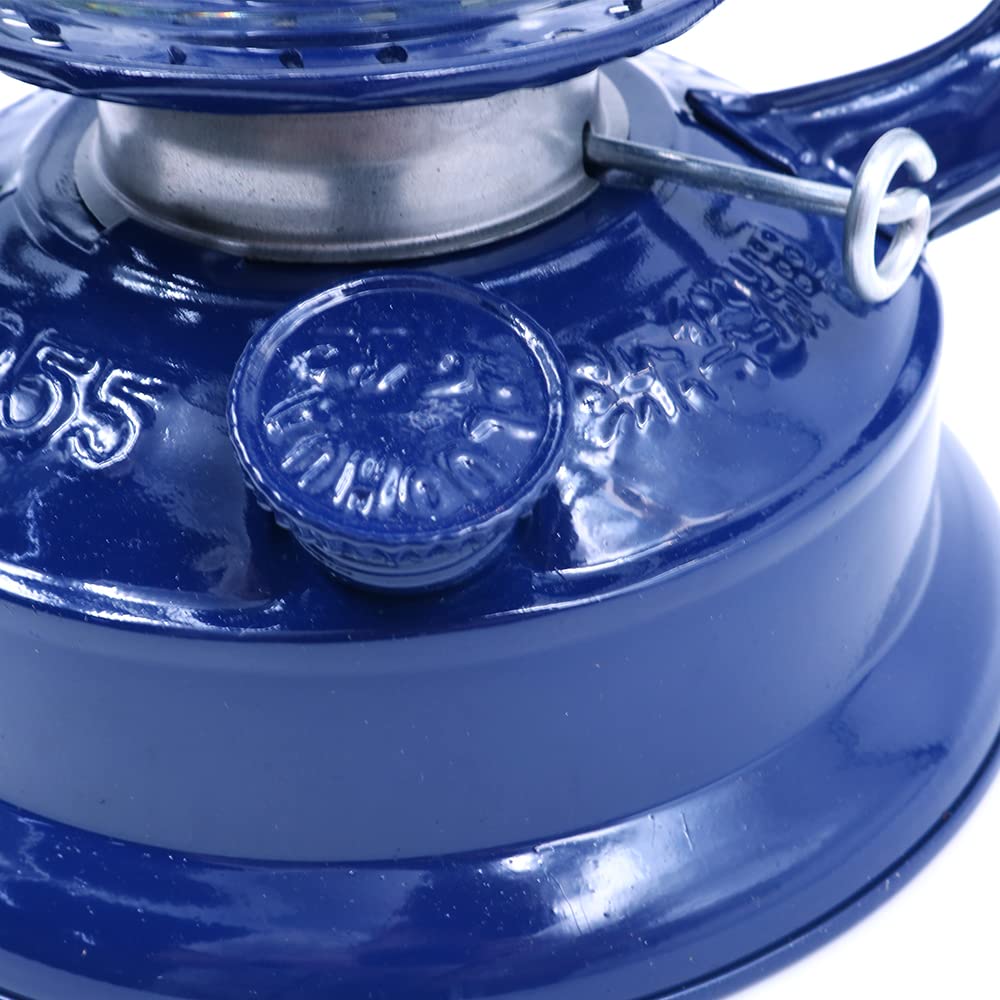 Lanterna vintage da 30 cm, lampada a olio, lanterna a cherosene, lampada a cherosene, classica lampada a olio, lanterna da tavolo per casa, giardino, campeggio, citronella, blu