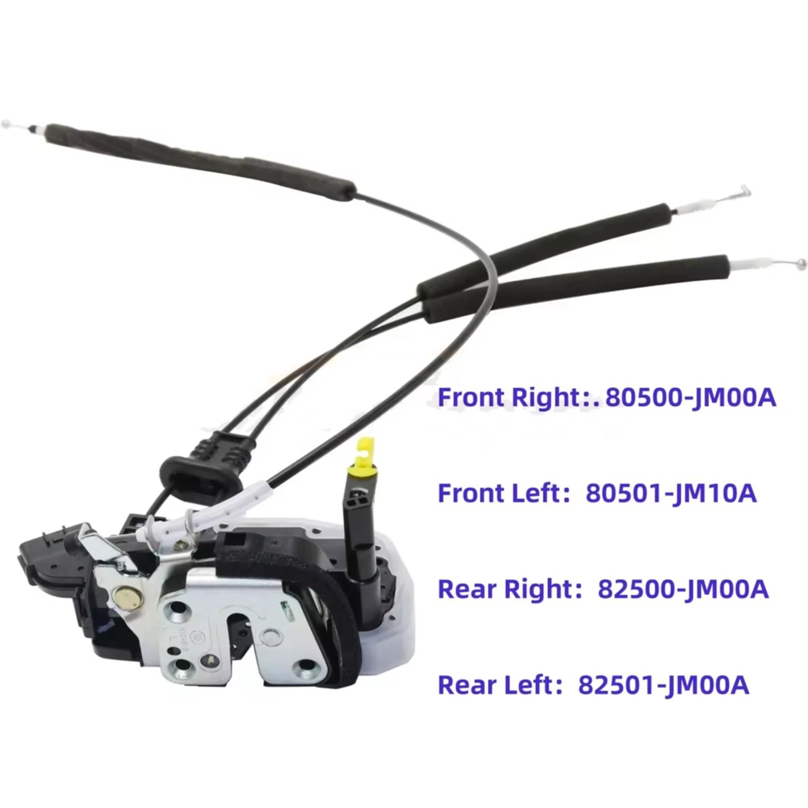 Attuatore Serratura Auto Sostituzione del meccanismo attuatore serratura porta laterale compatibile con Nissan per Rogue Krom 2010 82500-JM00A 937-269