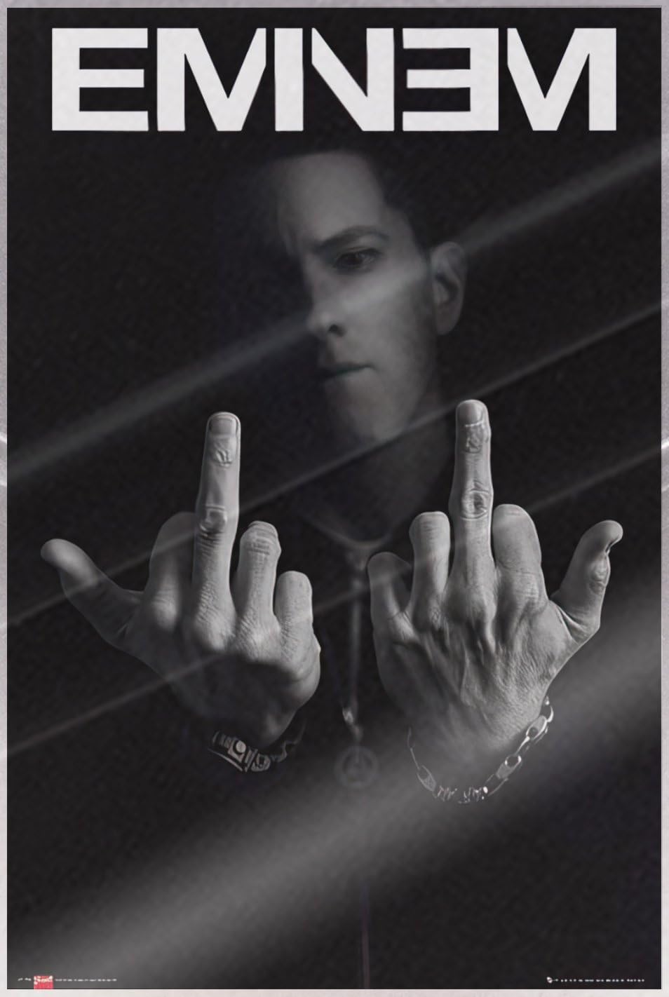 Amazon.com: Eminem - Music Personality Poster (Fingers - Flipping