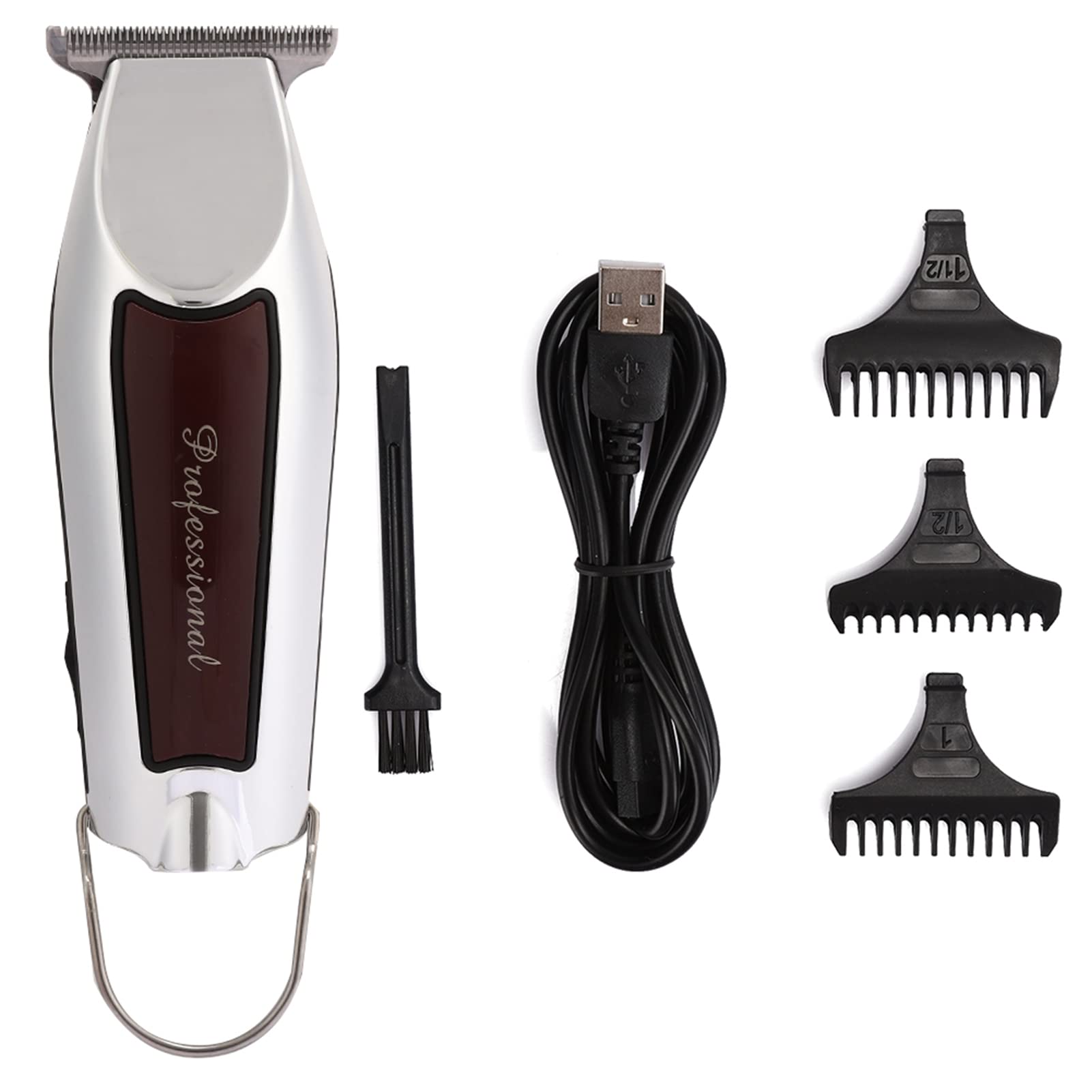 Haarschneidemaschine Profi, Herren Haarschneider Haartrimmer mit 3 Aufsteckkämme Präzisionstrimmer Langhaarschneider Herren Konturen Trimmer Rasierer Ehemann Vater