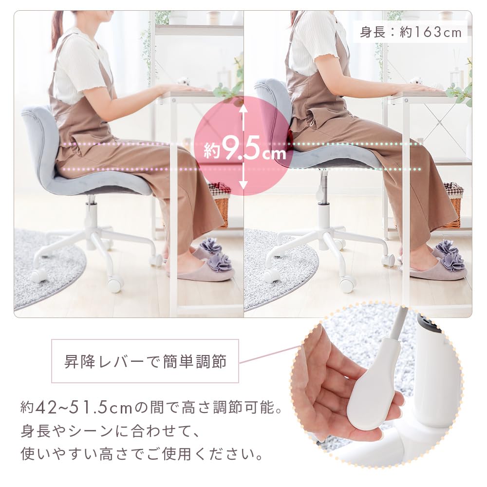 Amazon.co.jp: ヤマソロ オフィスチェア デスクチェア デスク チェア