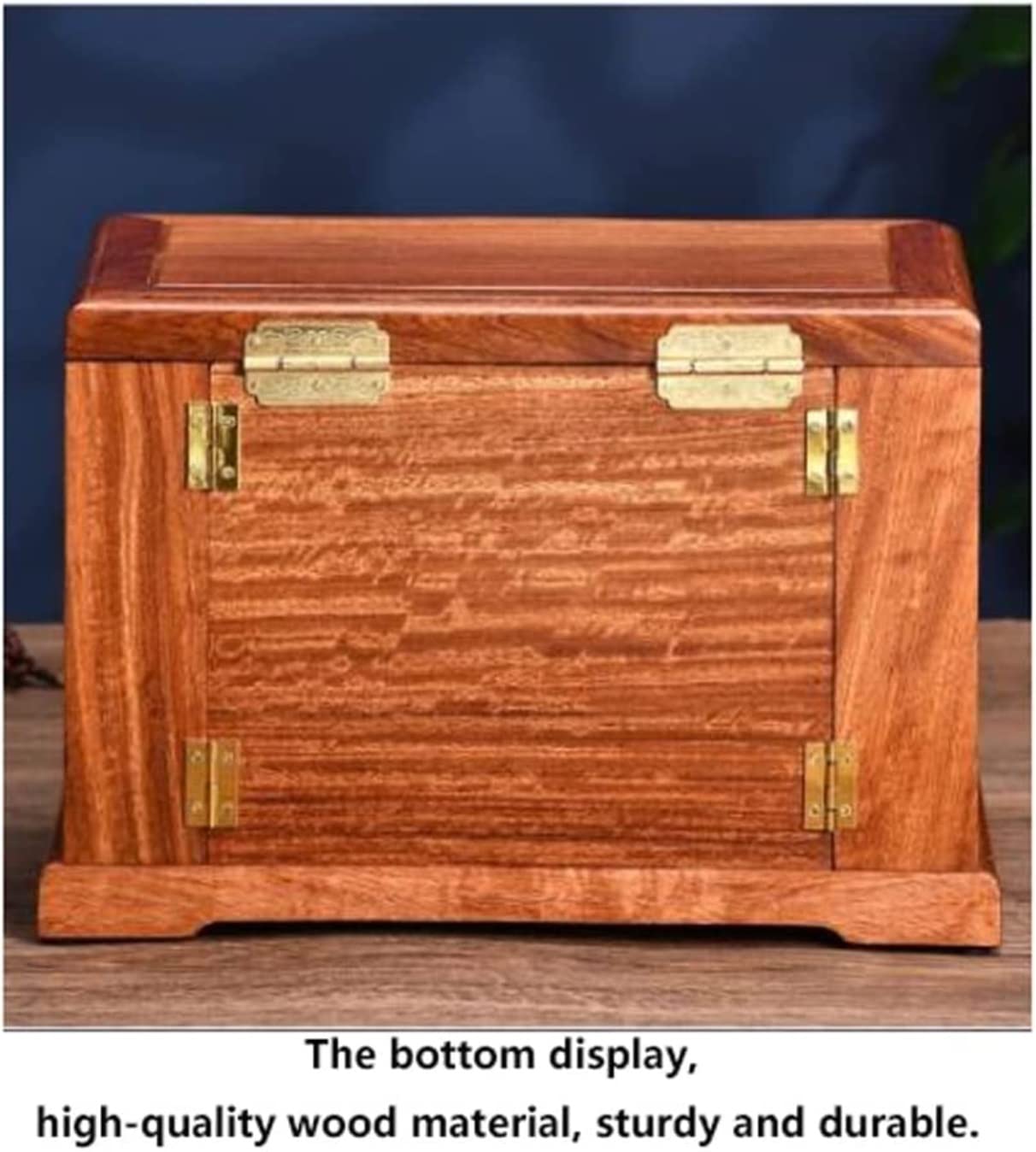 Organizer na Biżuterię Szkatułka na Biżuterię Vintage Etui Do Przechowywania Biżuterii Z Szufladą Czterowarstwowy Drewniany Organizer Do Zegarków Jubilerskich Futerał na Biżuterię Pudełko na Biżuterię
