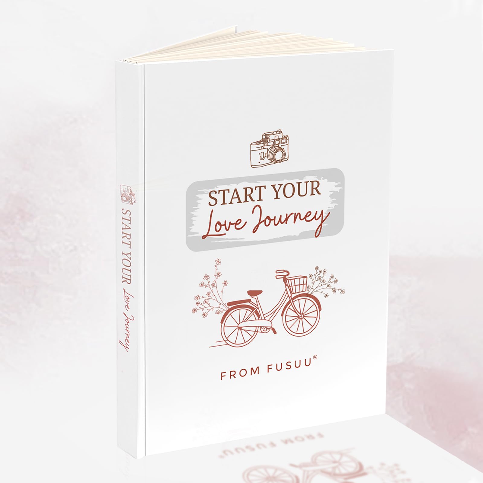 fusuu The Adventure Challenge - Adventure Challenge Book for Couples - Fun Date Night Ideas - Couples Adventure Challenge Book - 50 Scratch Off Date Night Ideas & Date Night, White