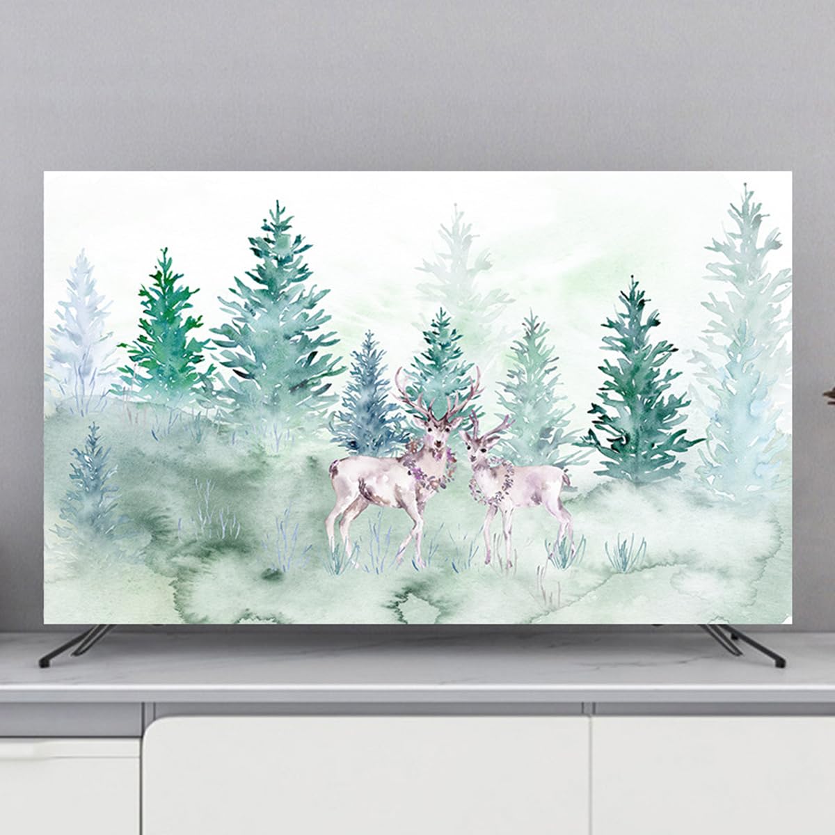 TV da esterno, Copertura antipolvere televisione, decorazione int., camera da(B,70in(161x96cm))