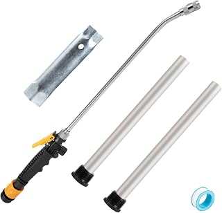 5Pcs RV Water Heater Anode Rod & Flush Wand & Element Socket Set - 9.25"L x 3/4"NPT Thread Magnesium Rod for Suburban, Mor-Flo, with Dual Hex Wrench Removal Tool, Camper Hot Water Tank Cleaning Rinser