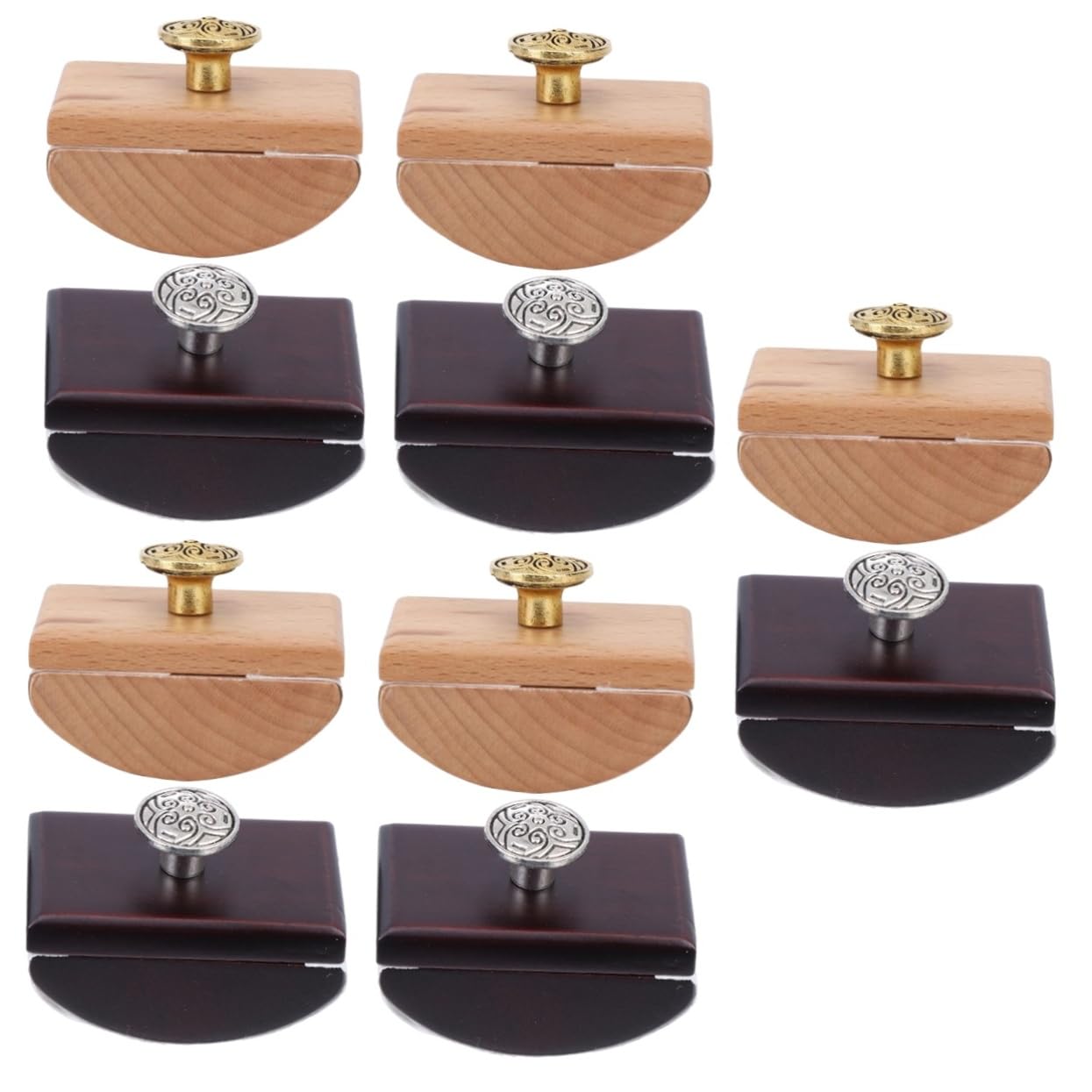 Gadpiparty 5 Sätze Holz Rocker Blotter Mit Schnell Trocknungs Absorptionswerkzeug Für Kalligraphie Und Malerei Für Schnelles Schreiben Und Tintenaufnahme 2 Stücke * 5
