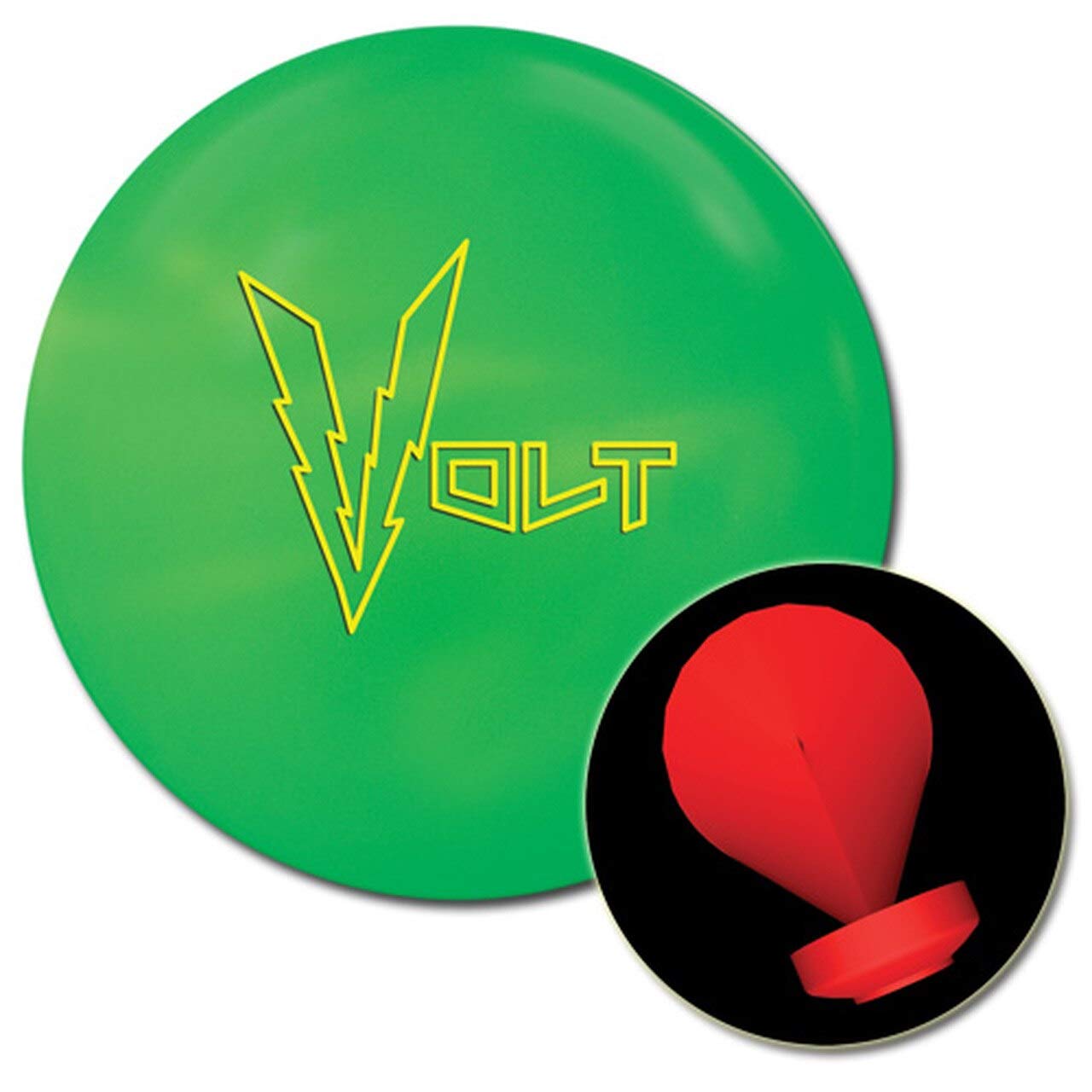 900 Global Volt Solid Bowling Ball- Neon Green 15lbs