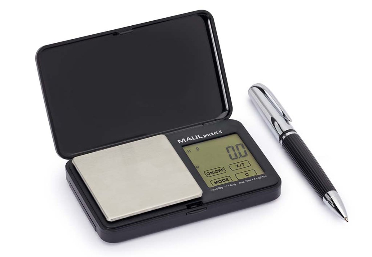 MAUL 16115 90 Pocket Letter Scale with protective case
