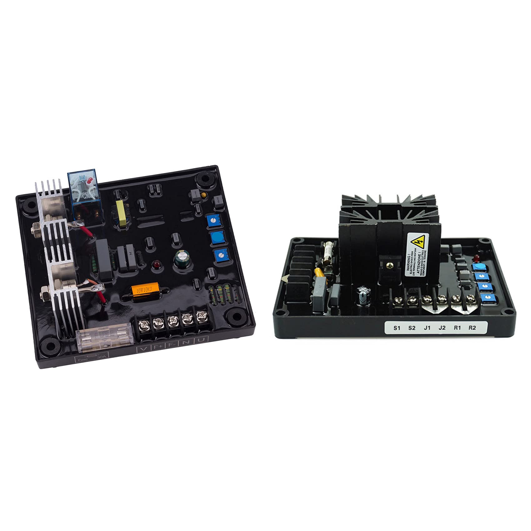Wesafrae Universal Pow50a Avr 30A Automatic Voltage Regulator With Gavr15b Brushless Auto Voltage Regulator Generator Parts