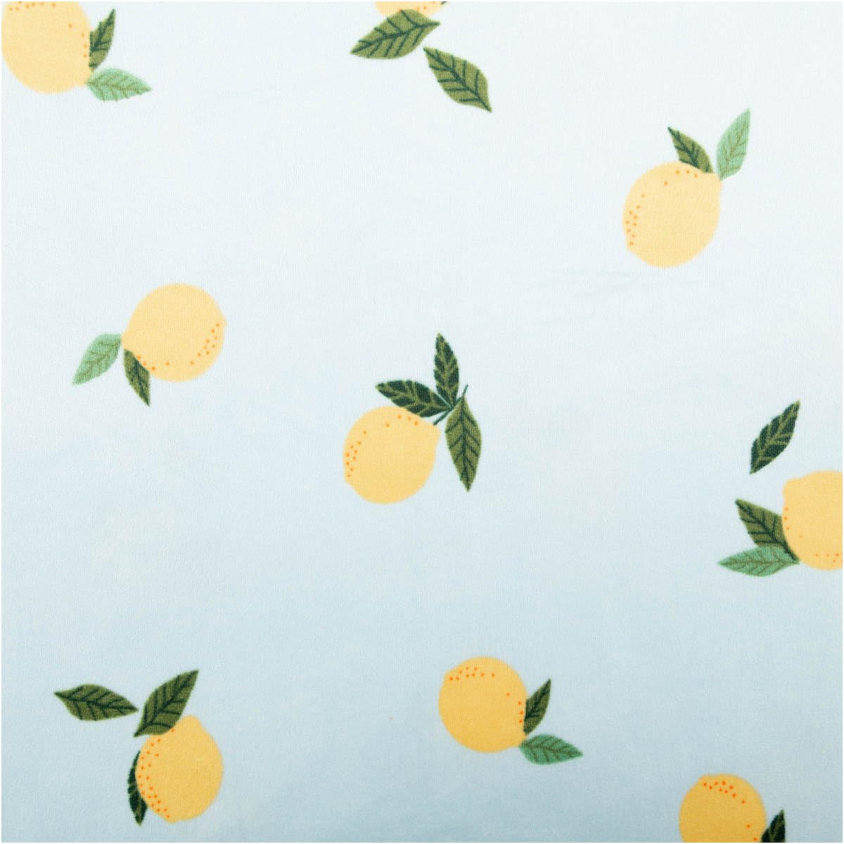 Nicki Lemons Light Blue Yellow 1.45 m Wide Fabric Sold by the Metre Ideal for Sewing & DIY (145 cm Width)