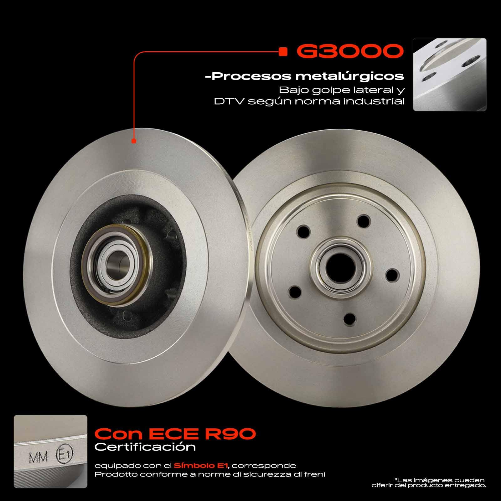 Frankberg 2 discos de freno 4 pastillas de freno | 402021651R; Compatible con: Espacio IV JK0/1, Vel Satis BJ0