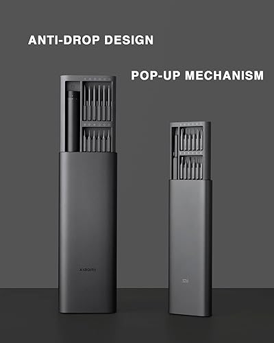 Miniatura 7 de Xiaomi Destornillador eléctrico de precisión, Caja de cambios totalmente metálica, Potente motor magnético, Batería de litio recargable, Puntas de