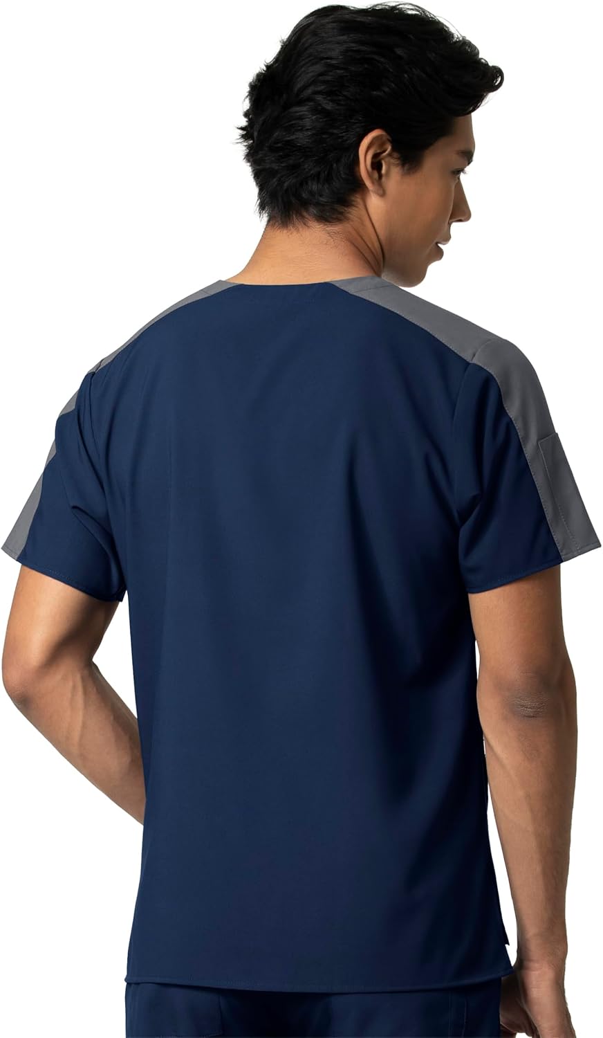 Wink Men's Men's Colorblock Scrub Top