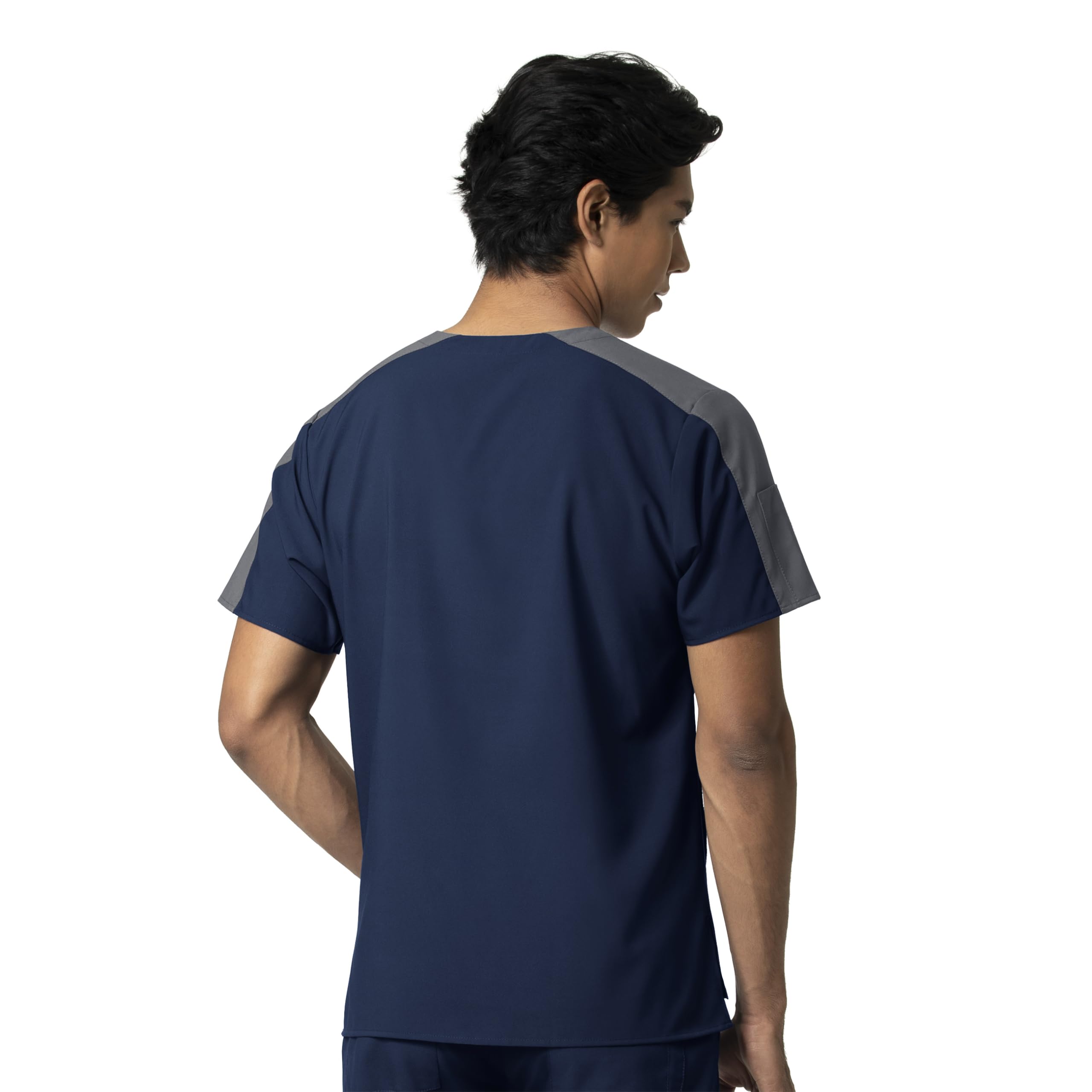 Wink Men's Men's Colorblock Scrub Top
