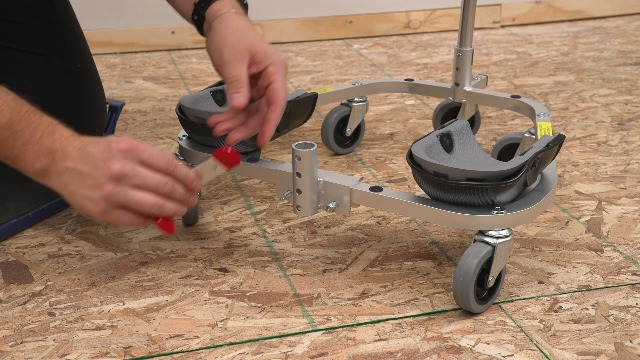 Image of RACATAC 3 Inch Replacement Caster, Rolling Knee Creeper, Assembled in USA