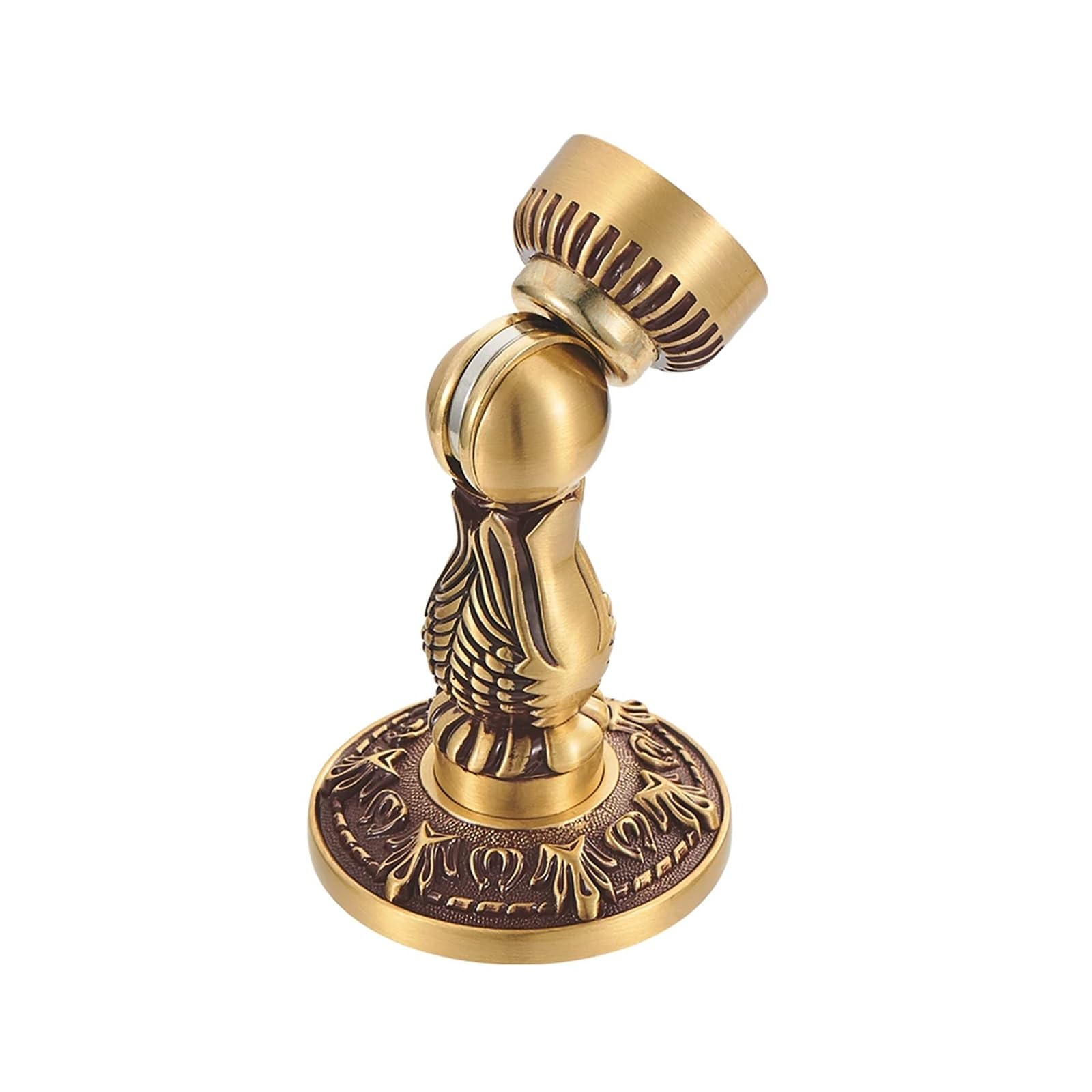 Door Stoppers Magnetic Door Catch - Copper Heavy Duty Door Stops for Bottom of Door, Wall-Mounted and Floor Mounting, Strong Door Holder to Keep Door Open(C)
