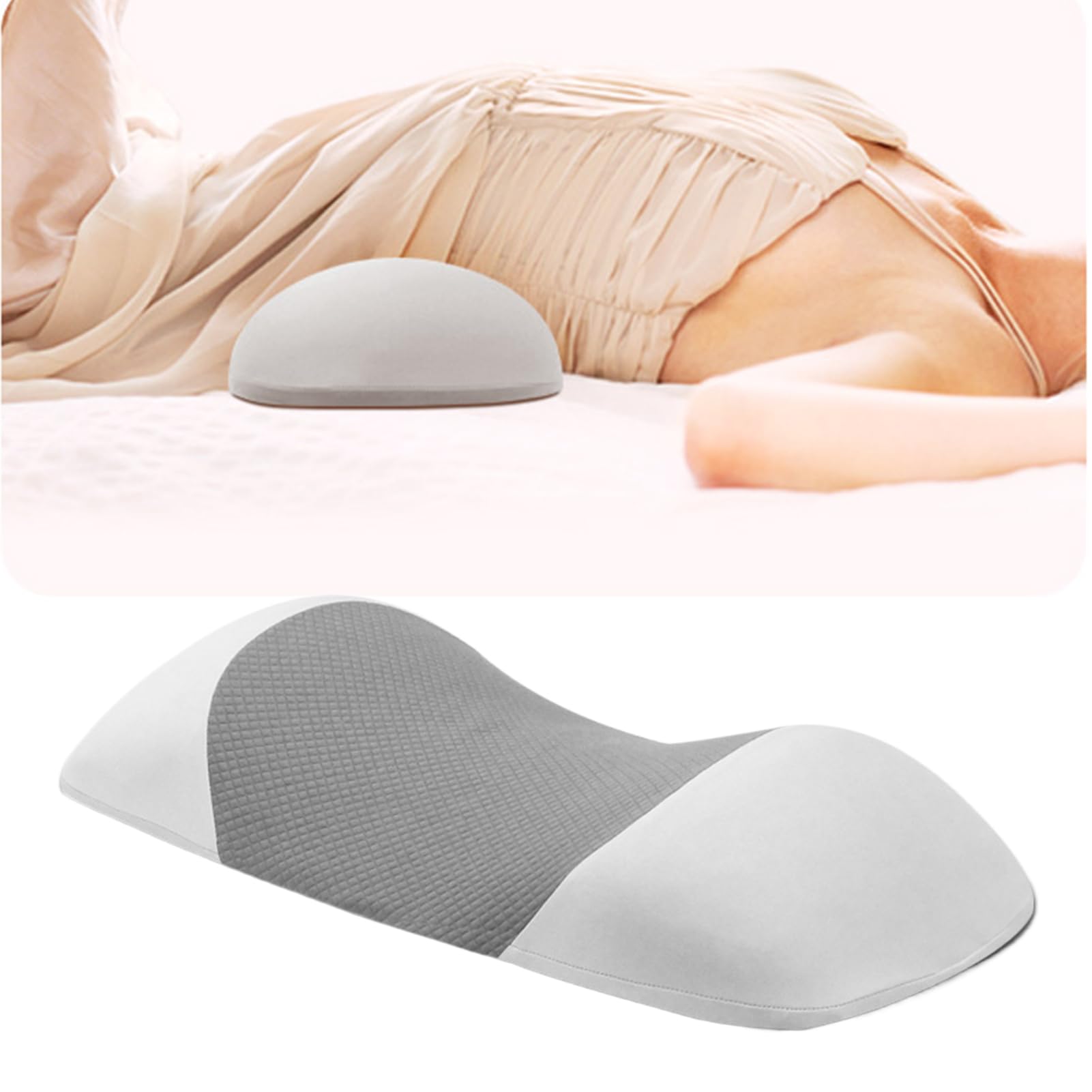 Cuscino Lombare Per Letto Cuscinetto In Spugna Confortevole E Traspirante | Cuscino Lombare Donne, Uomini, Anziani, , Auto, Aereo, Sedia A Rotelle, Sedia Gaming