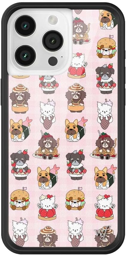 Wildflower Cases - Compatible with iPhone 15 Pro Max | Protective Black Bumper, 6.5ft Drop Test Certified, Women Owned Small Business | Father Kels