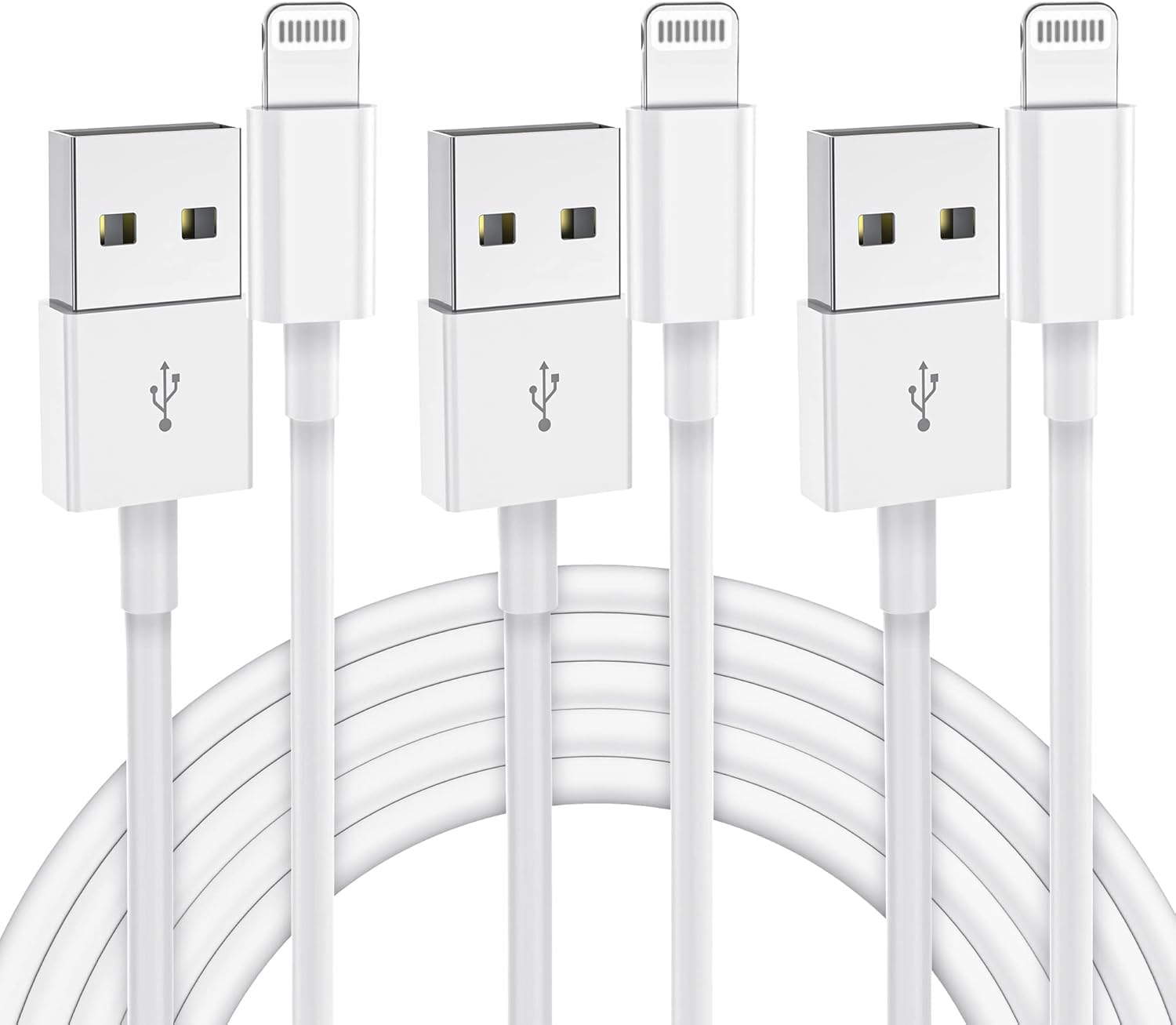 Cable Lightning a USB para Apple iPhone de 3m resistente para evitar roturas en los extremos 8