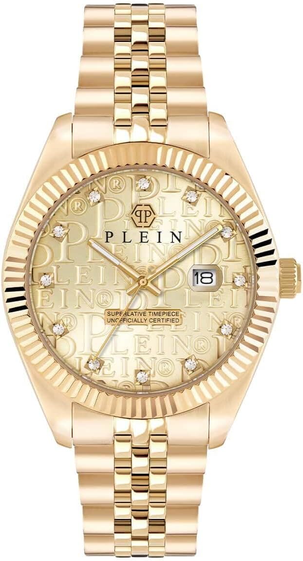 Philipp Plein Men's Watch Analogue Quartz Date Superlative Gent Stainless Steel