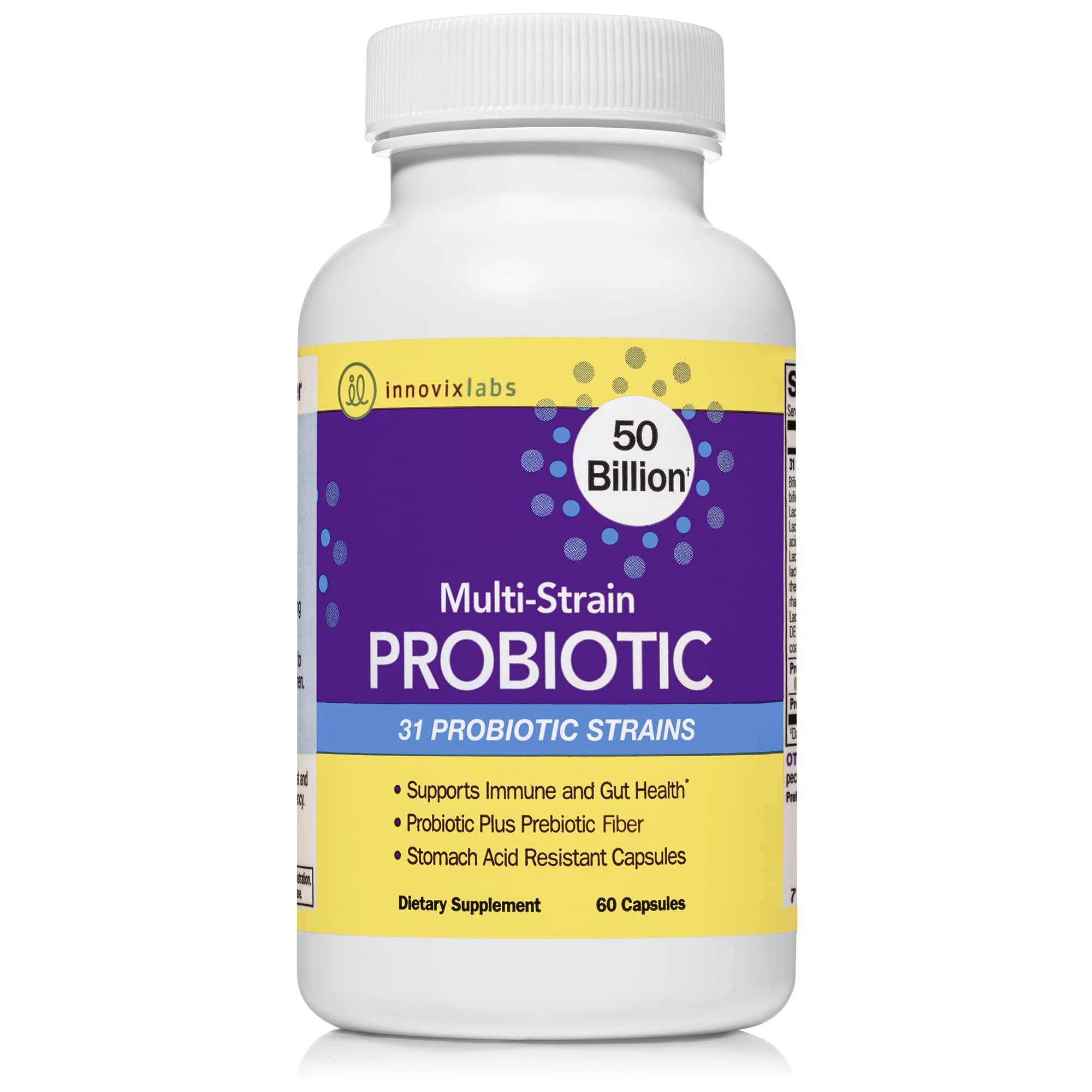 Buy InnovixLabs MultiStrain Probiotic Supplement, 50 Billion CFU, 60