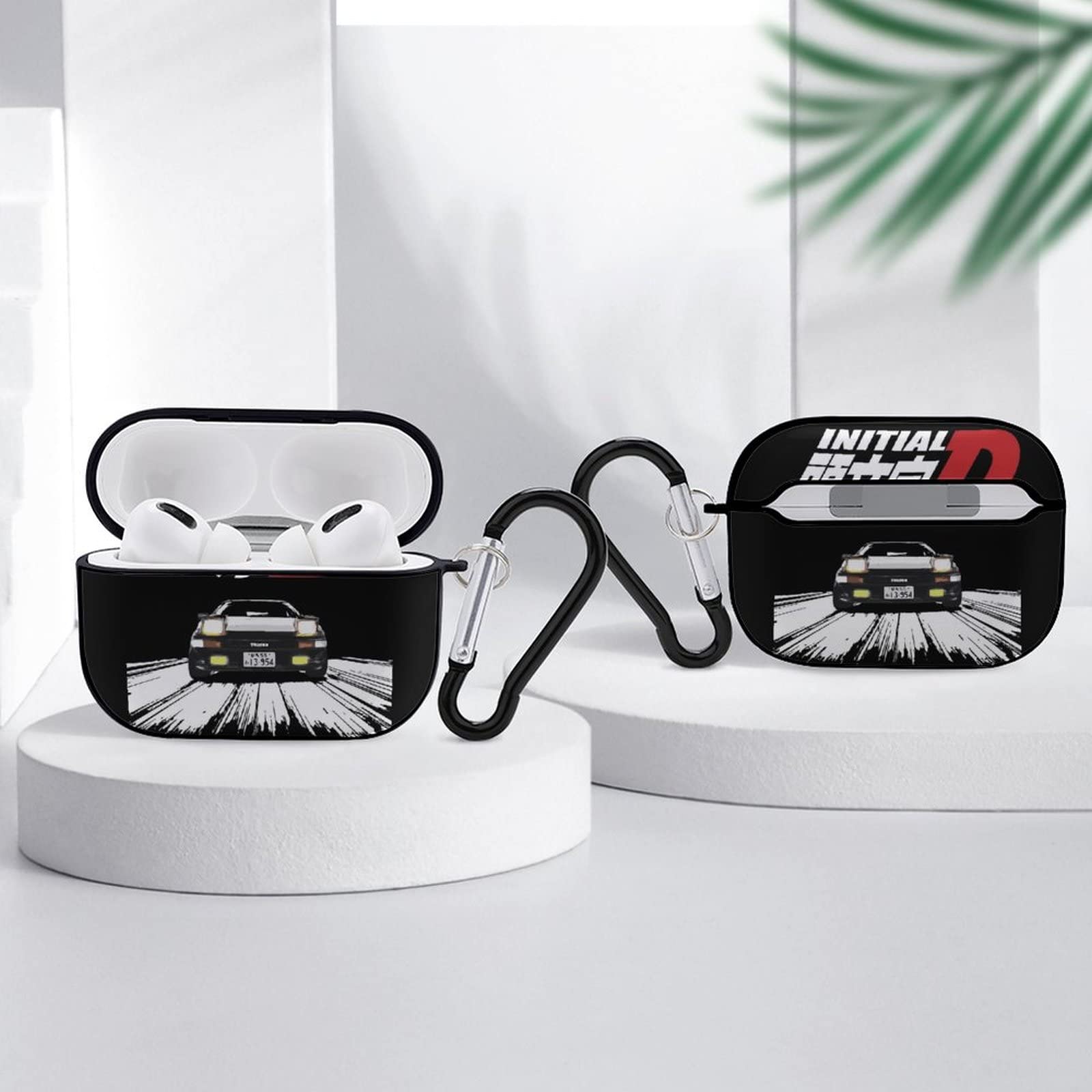 ワイヤレスイヤホン 充電ケース ホワイト dロゴ Amazon | 頭文字D イニD AE 86 AirPods Pro 対応 ケース カバー