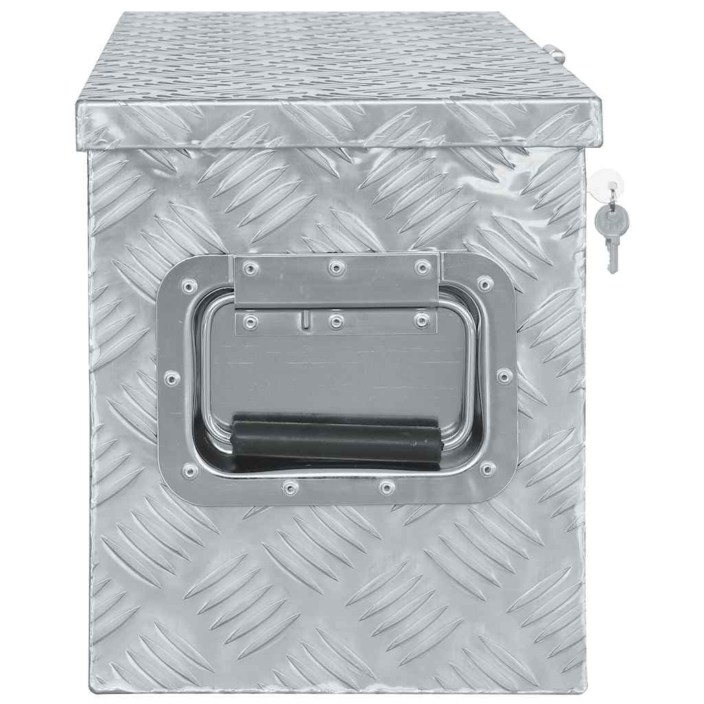 Genérico Caja de Aluminio 80,5x22x22 cm Plateada,Bricolaje,Accesorios de Bricolaje,Organización y Almacenamiento de Herramientas,Cajas de herramientas-142937
