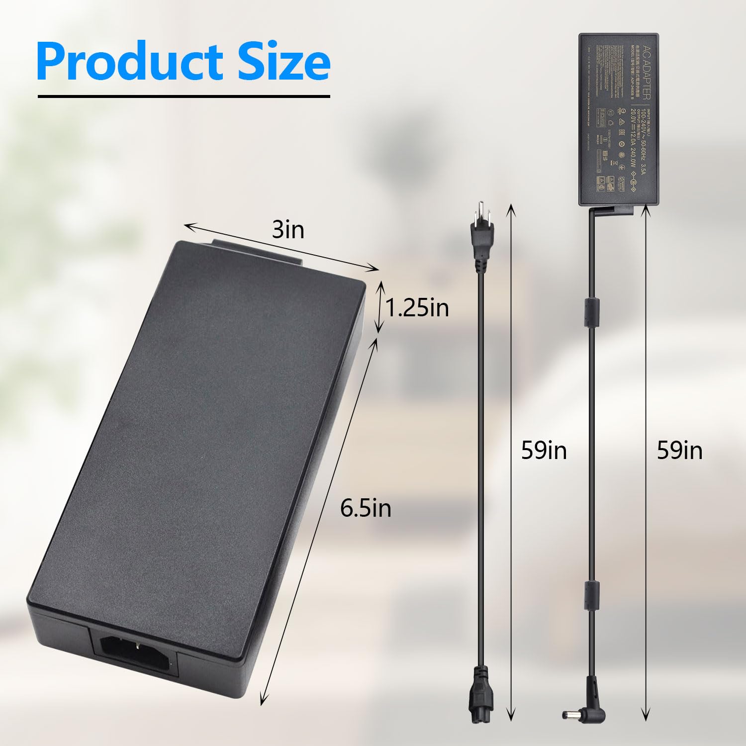 Amazon.com: ADP-240EB B 20V 12A 240W AC Adapter Power Supply for