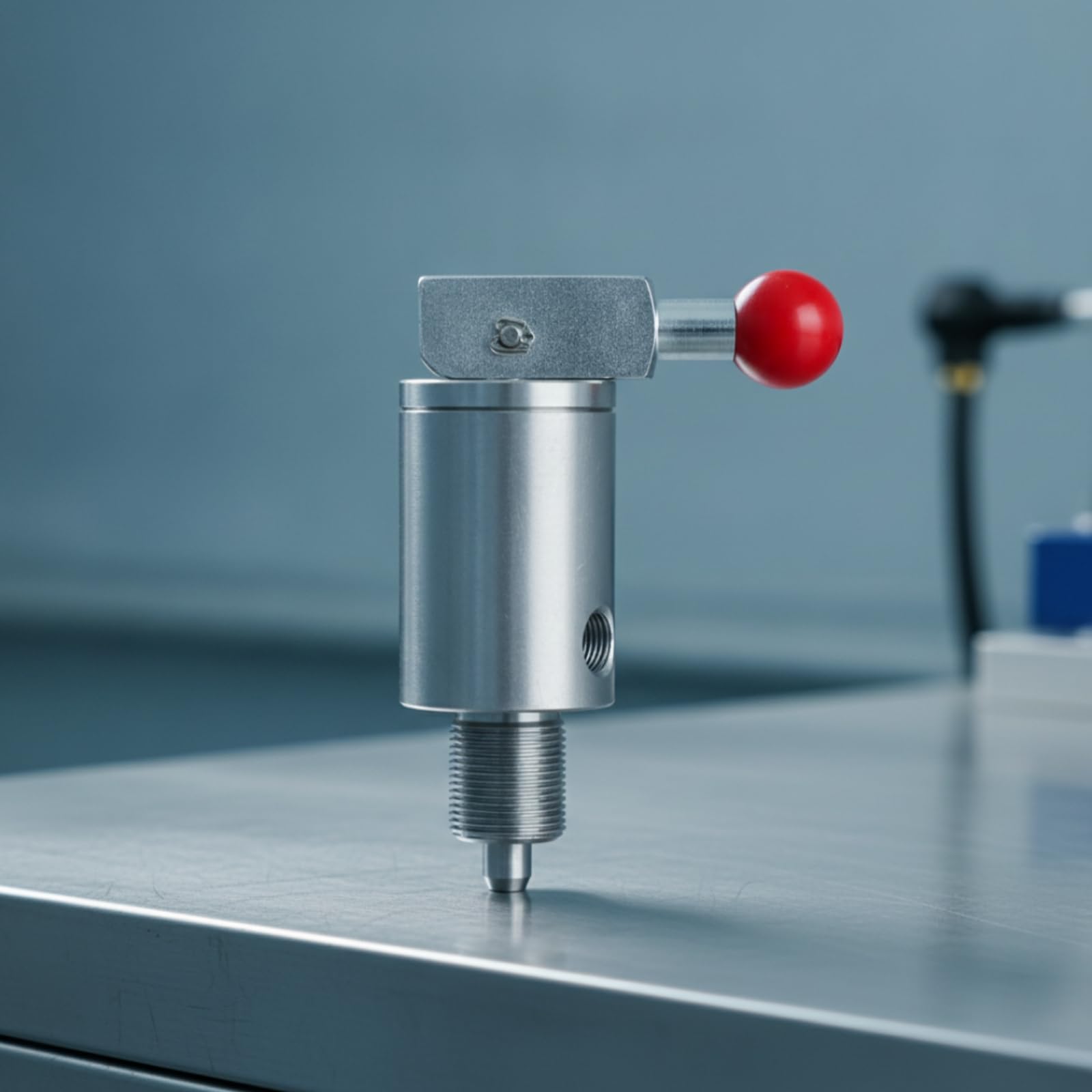 Valvola Pneumatica in Metallo Dispositivo Pneumatico Valvola Rapida Marina Facile da Installare Porta Laterale per Uso Marino, M24 1.5 Piccolo Pneumatico Per Valvole Sotto DN80