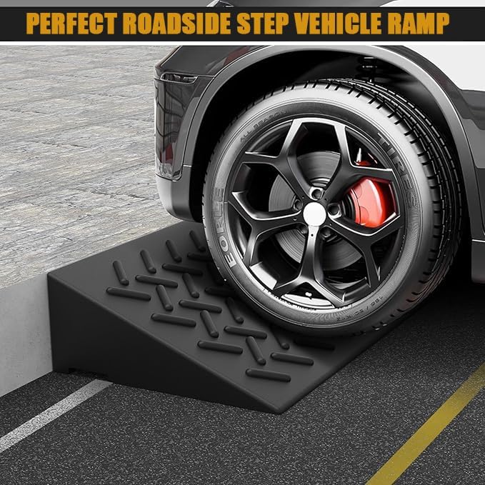 GSKFXJ Threshold Entry Ramp, Rubber Kerb Ramp, 4