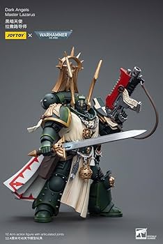 joytoy ウォーハンマー　ダークエンジェル　マスターラザロ Amazon.com: JOYTOY Warhammer 40,000 1/18 Action Figure Dark