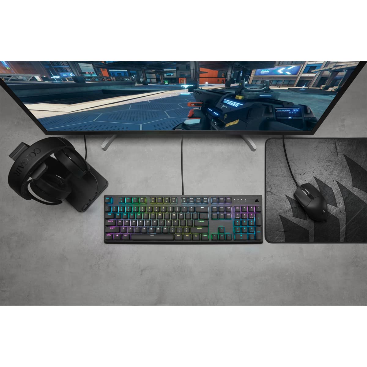 Corsair KATAR PRO XT Mouse Gaming Leggero, Forma Simmetrica, Per Una presa Claw oppure Finger, Pulsanti con Tecnologia Corsair QUICKSTRIKE, Sensore Ottico da 18.000 DPI, Nero