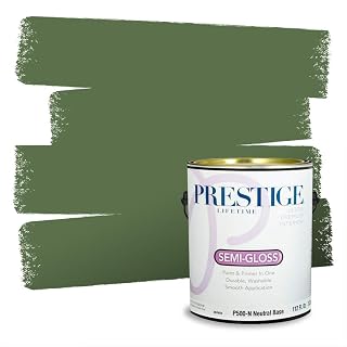 Paints Interior Paint and Primer In One, 1-Gallon, Semi-Gloss, Comparable Match of Behr* Hummingbird Green*