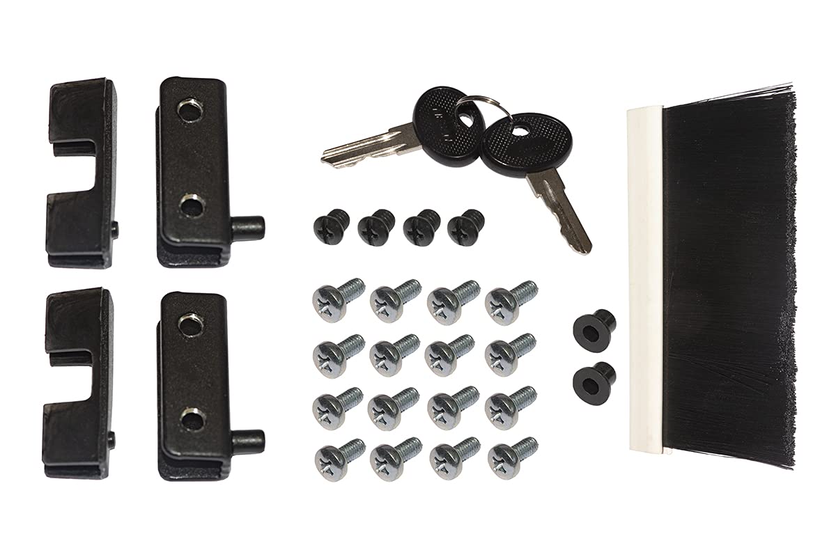 Link LK1907U40E - Armario Rack de 19 Pulgadas desmontado, 6 Unidades de Pared (370 x 540 x 400 mm), Color Gris