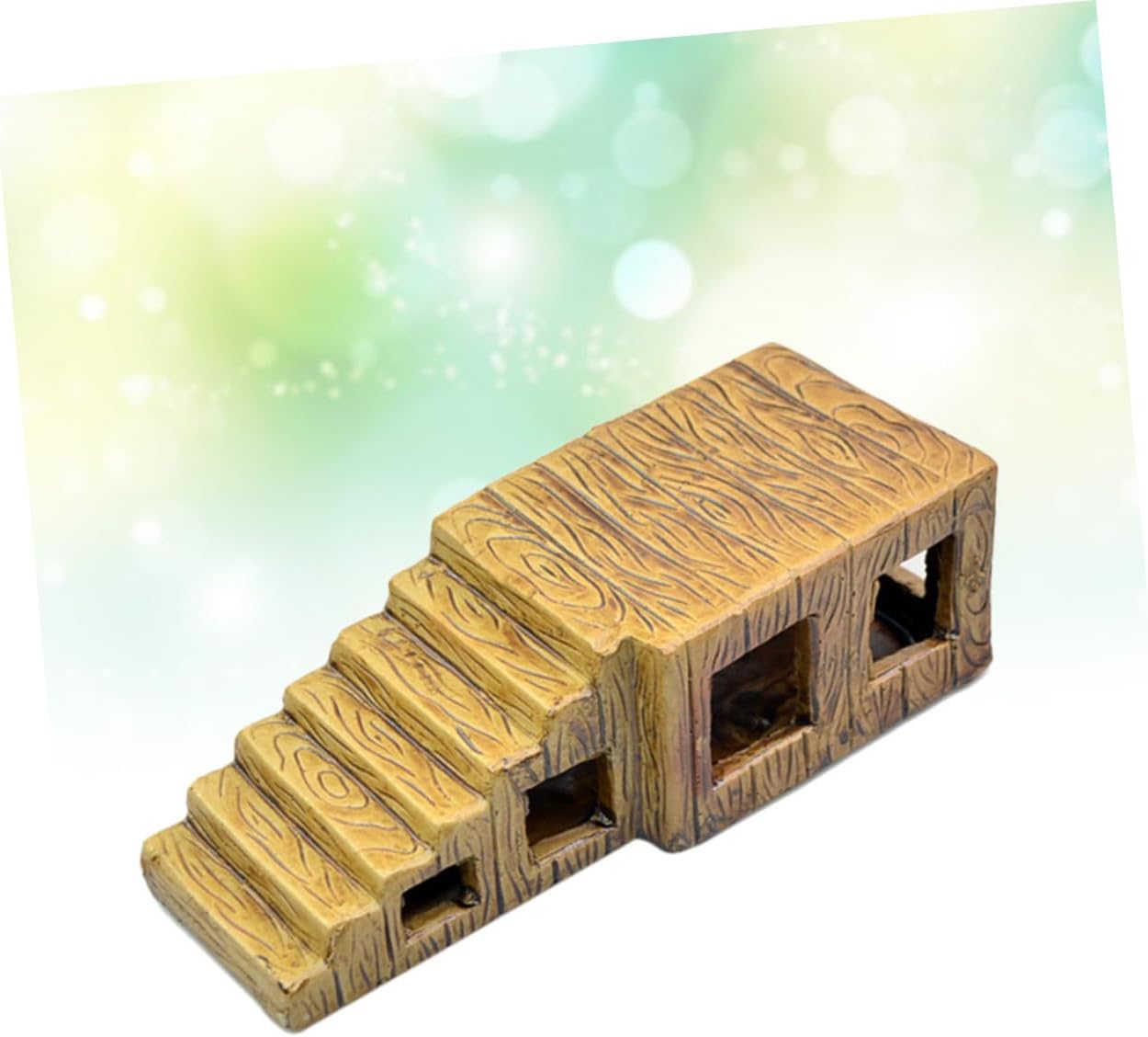 HANABASS Ceramic Turtle Basking Platform Sunbathing Stand for Reptiles Climbing Decor for Aquarium and Fish Tank Easy to Clean and Design