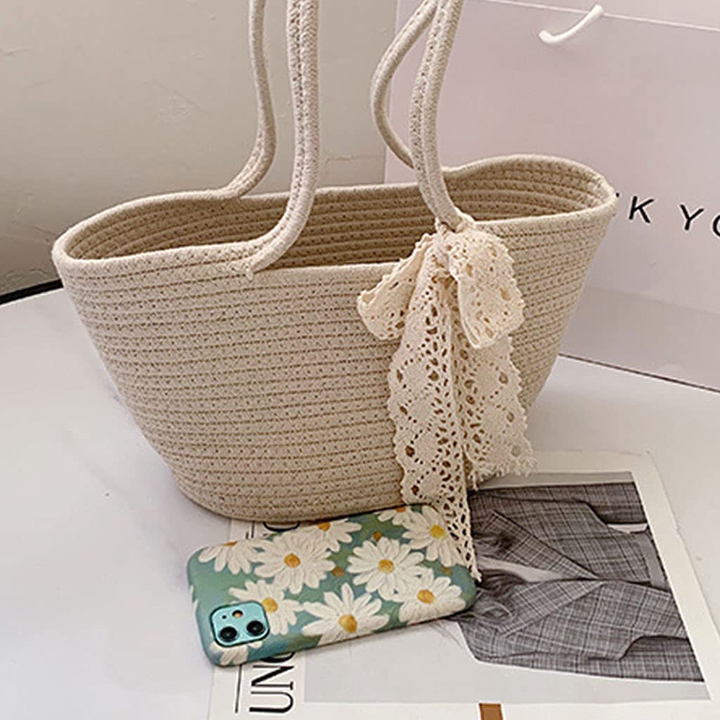 Sac En Paille Tressée Avec Poignée Bois - Taille 29x14x20cm - Sac Plage, été, Voyage - Couleur Kaki