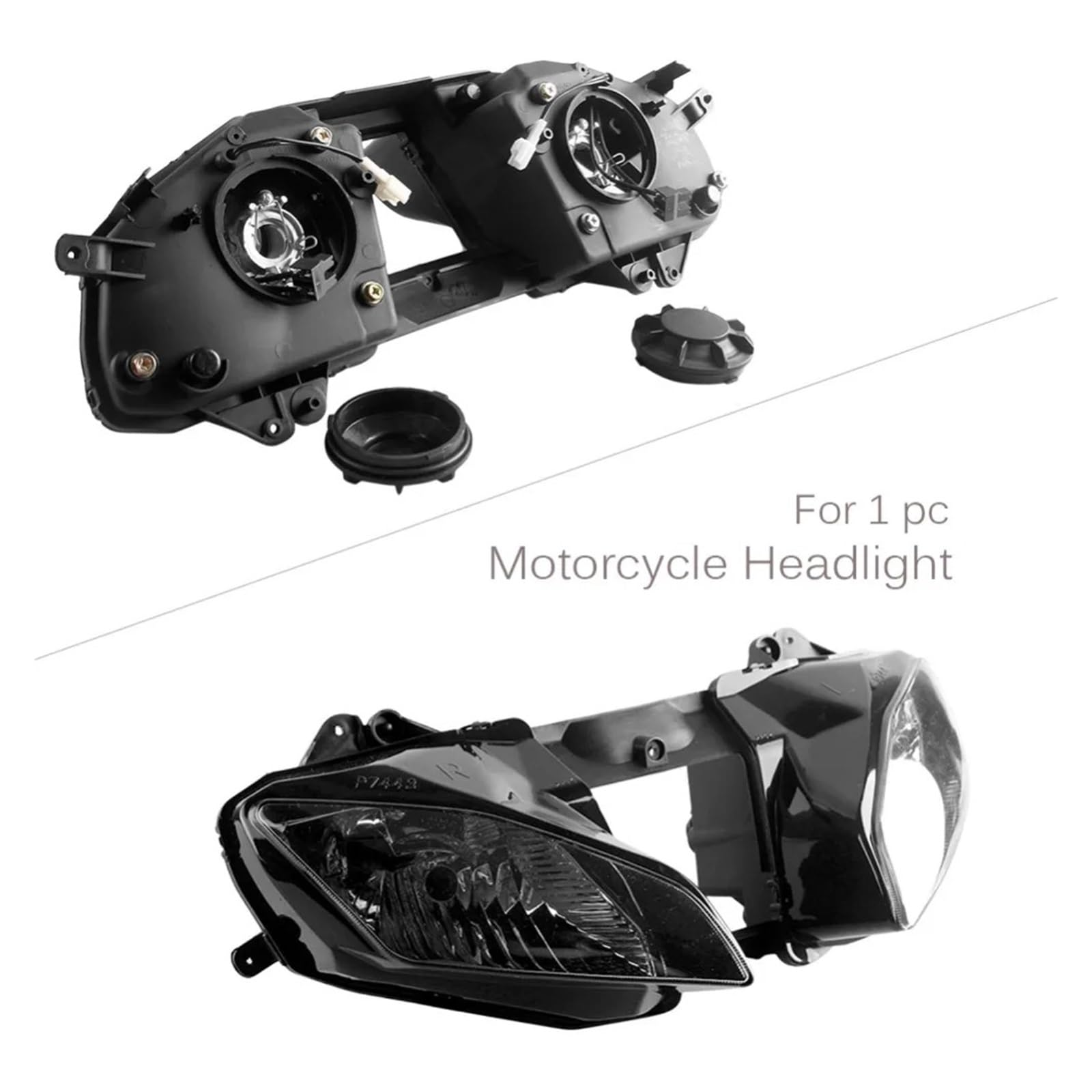 Phare Avant Pièces D'éclairage Moto pour YZF R6 2008-2016 Phare Boîtier Lampe Phare Moto Phare
