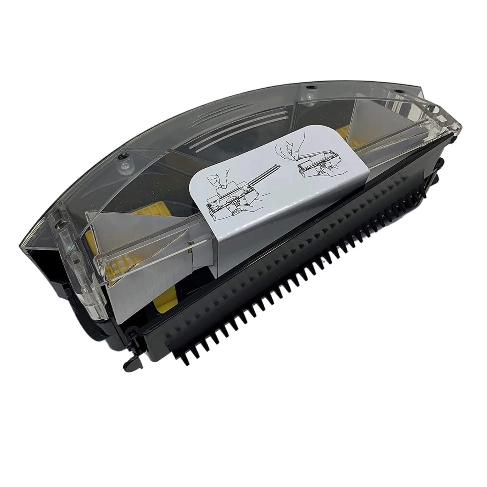 Caja Contenedor De Polvo Recambio Compatible con IRobot Roomba 700 Series | Kit contenedor polvo con filtro para robot aspirador pieza sin herramientas